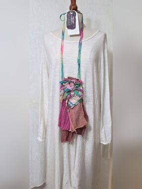 JABOT/BELT🩷MOSSIE ANNA ARTISAN DESIGN NWT OOAK